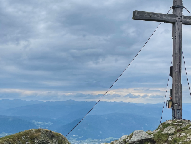 Gipfelkreuz am Gumma