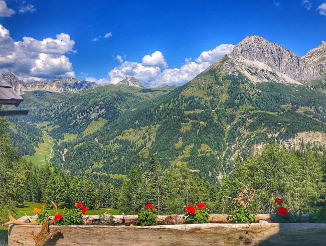 Ausblick von der Hütte