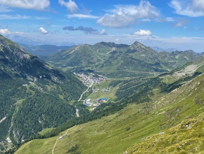 Blick nach Obertauern